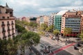 Paseo de Gracia, Barcelona Royalty Free Stock Photo