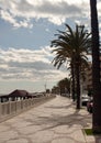 Paseo Maritimo Garrucha Royalty Free Stock Photo