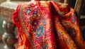 Pashmina Dreams Luxury Indian Textile and Craft Royalty Free Stock Photo