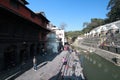 Waterway, town, tourist, attraction, tourism, water, city, river, street, sky, recreation, building, tree, canal, leisure