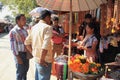 Pashupatinath Temple Market-1. Royalty Free Stock Photo