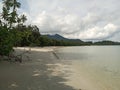 pasir panjang beach with white sand