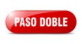 paso doble button. paso doble sign. key. push button. Royalty Free Stock Photo