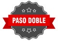 paso doble label Royalty Free Stock Photo