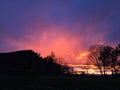 Paso Robles winter sunset California