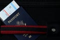 Pasport and bording pass Royalty Free Stock Photo