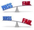 Pass or Fail Set Royalty Free Stock Photo