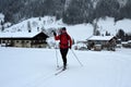 Pass Griessen Loipe, Kitzbuheler Alpen, Tirol, Austria Royalty Free Stock Photo