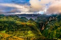 A pass in Hoang Lien Son Mountains of Vietnam