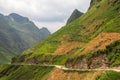 The pass in the North of Vietnam Royalty Free Stock Photo