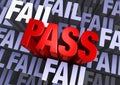 Pass Not Fail Royalty Free Stock Photo