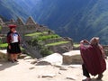 Pass through the ruins of Machu Pichu