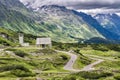 Pass San Bernadino in the Swiss Alps