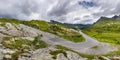 Pass San Bernadino in the Swiss Alps