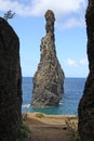 Pass to a rock to ocean on Madeira