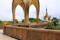 Passage and arched dome of one of the levels of the temple at Pha Sorn Kaew, Khao Kor, Phetchabun, Thailand. Royalty Free Stock Photo