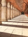 Passage between arches in the street