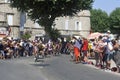 Passage of the cyclists of the Tour de France Royalty Free Stock Photo