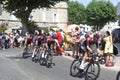 Passage of the cyclists of the Tour de France Royalty Free Stock Photo