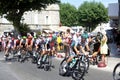 Passage of the cyclists of the Tour de France