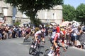 Passage of the cyclists of the Tour de France Royalty Free Stock Photo