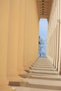 Passage on entrance to the theatre Royalty Free Stock Photo