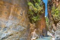 Samaria Gorge. Crete, Greece Royalty Free Stock Photo