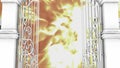 Passage through the gates of Heaven, 3D animation