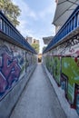 A passage is a generally narrow, pedestrian street