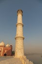 A Tower of the Taj Mahal