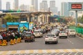 Busy road in Mumbai, India