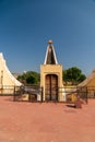 One of the astronomical instruments in the Jantar Mantar Jaipur, Rajasthan, India