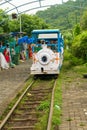 Passenger train on Elephanta Island, Mumbai, India Royalty Free Stock Photo