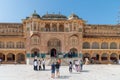 Ganesh Pol in the Amber, Fort Amer , Rajasthan, India Royalty Free Stock Photo
