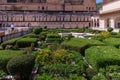 Sheesh Mahal and garden, Amber Fort, Amer , Rajasthan, India Royalty Free Stock Photo