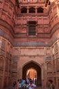 Gateway in the Red Fort, Agra