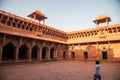 Courtyard in the Red Fort, Agra