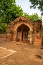 Arched entrance in the Qutub Minar Complex, Delhi, India