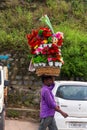 Flower seller in Chandigarh