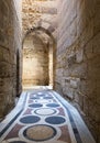 A passage in an old mosque in Old Cairo Royalty Free Stock Photo