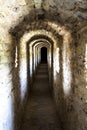 Passage in castle - Kamianets Podilskyi, Ukraine, Royalty Free Stock Photo