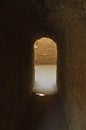 Passage in the stone wall of the Akkerman fortress, Ukraine Royalty Free Stock Photo