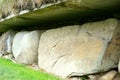 Neolithic carvings on foundation stones