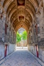 Passage under Dom tower, Utrecht, Netherlands Royalty Free Stock Photo