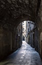 Passage under the gate.