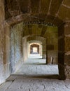 A passage under an old citadel in Alexandria, Egypt