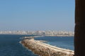 Passage way near Citadel of Qaitbay, Egypt. Royalty Free Stock Photo