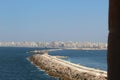 Passage way near Citadel of Qaitbay, Egypt. Royalty Free Stock Photo