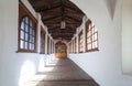 Passages inside the old Orthodox monastery Royalty Free Stock Photo