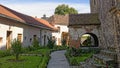 Passageway in Axente Sever Church in Frauendorf, Romania Royalty Free Stock Photo